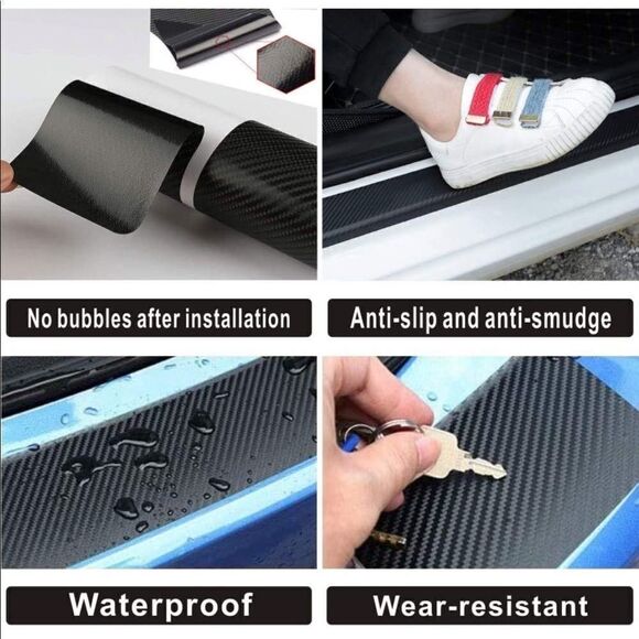 GMC threshold protector in Black, yellow and Red set of 4 NWT - Picture 6 of 12